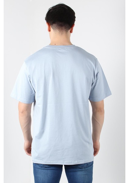 2271 O Yaka Cepli 24*1 Süprem Oversize T-Shirt