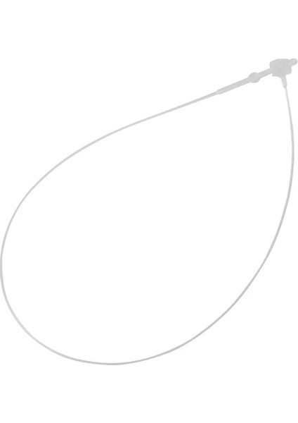 Elle Geçmeli Şeffaf Kılçık Klips 500'LÜ 4 Inç 10,50 cm