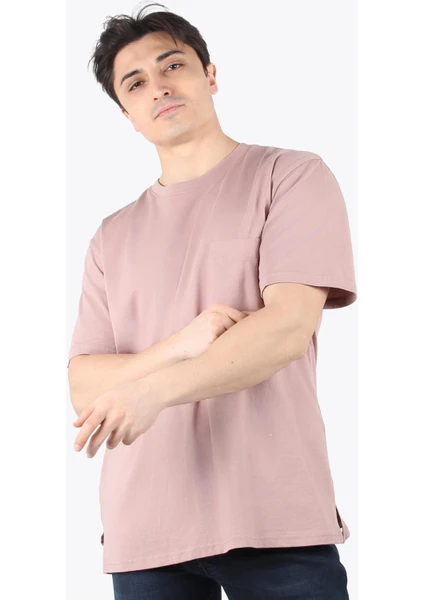 2271 O Yaka Cepli 24*1 Süprem Oversize T-Shirt