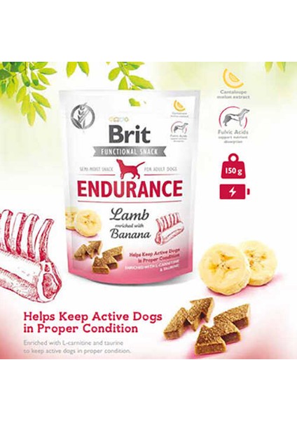 Endurance Kuzu Etli Muzlu Köpek Ödül Mamasi 150 gr - Farmapets