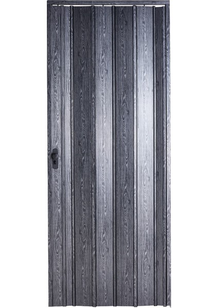 Akordiyon Kapı 72x220 cm Camsız Karaağaç 12Mm Katlanır Akordeon PVC