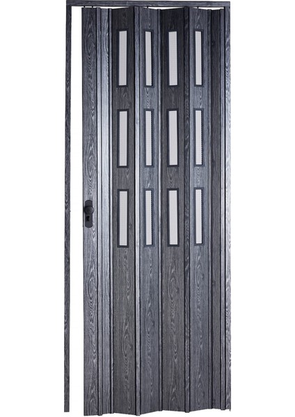 Akordiyon Kapı 72x220 cm Camlı Karaağaç 12Mm Katlanır Akordeon PVC fiyatları