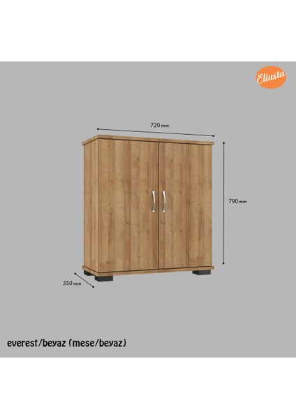 2 Kapaklı 4 Raflı Ayakkabılık fiyatları