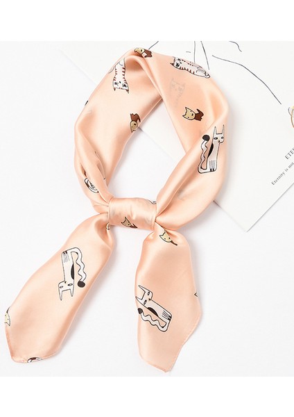 Ipek Kare Eşarp - Pembe (Yurt Dışından)