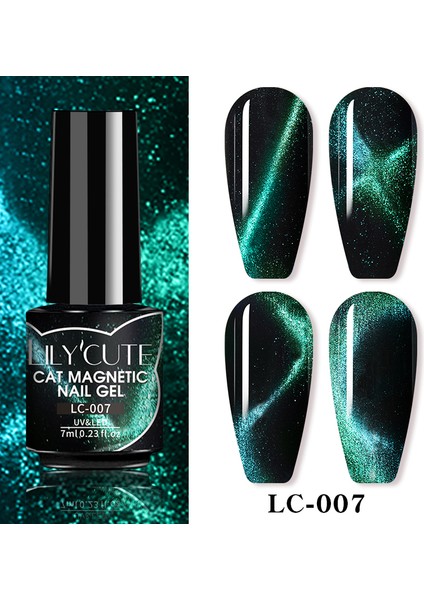 Lilycute Lily'cute 7ml Cat Magnetic Uv Nail Gel ( Kedi Gözü Kalıcı Oje )