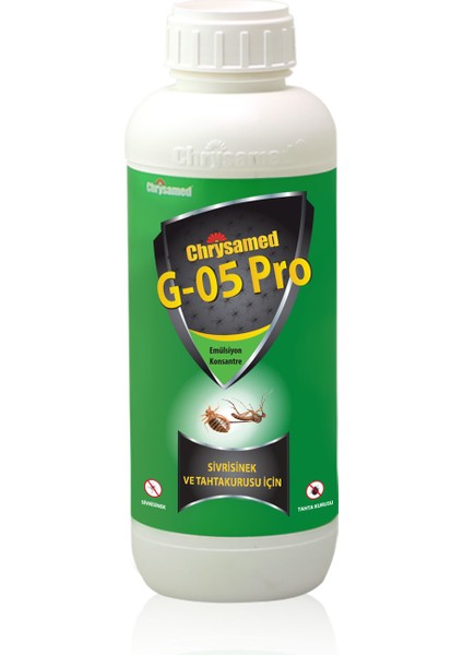 G-05 Pro Bitki Özlü Böcek İlacı 1 Lt Sivrisinek ve Tahtakurusu Türlerinde Etkili