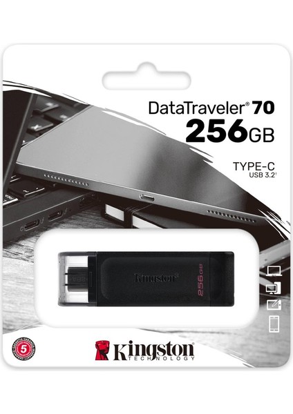 DT70 256GB Usb-C 3.2 Gen 1 Type-C Flash Bellek