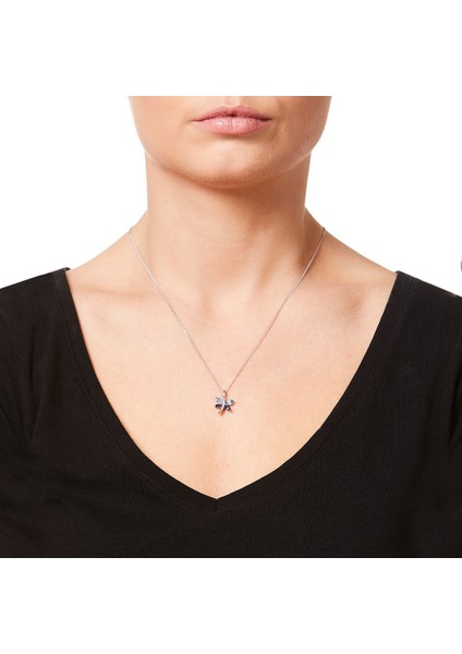 Pırlanta Altın Renkli Taşlı Yusufçuk Kolye fiyatları