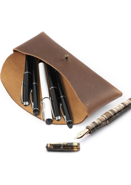Hakiki Deri Kalem Çantası modelleri
