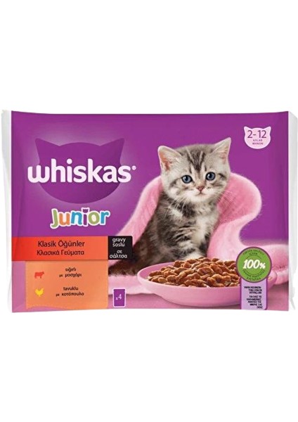 Klasik Öğünler Yavru Kedi Yaş Maması 340 gr - Farmapets