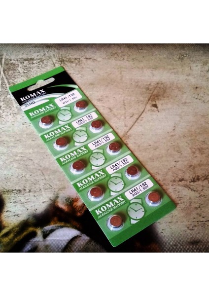 Button Alkalıne Battery Ag Seria Ag 3 Pil Lr 41 Pil Sr 392 Pil Sr 41 Pil 192 Pil Saat Pili Yedek Pil