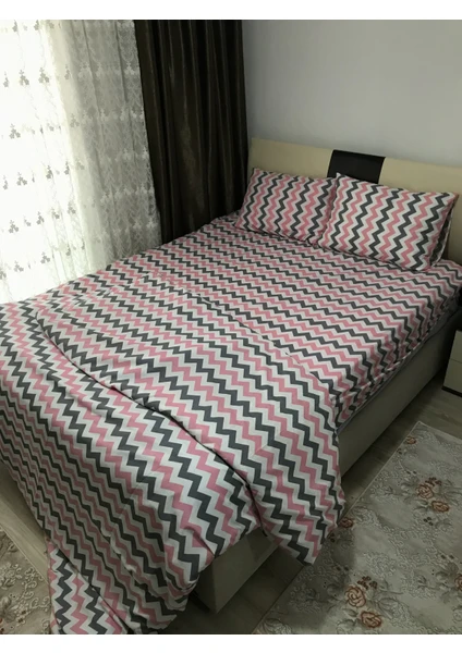 Snr Home Collection Pembe Çift Kişilik Nevresim Takımı