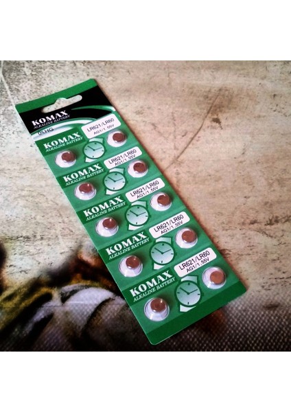 Button Alkalıne Battery Ag Seria Ag 1 Pil Lr 621 Pil Sr 364 Pil Lr 60 Pil Saat Pili Yedek Pil
