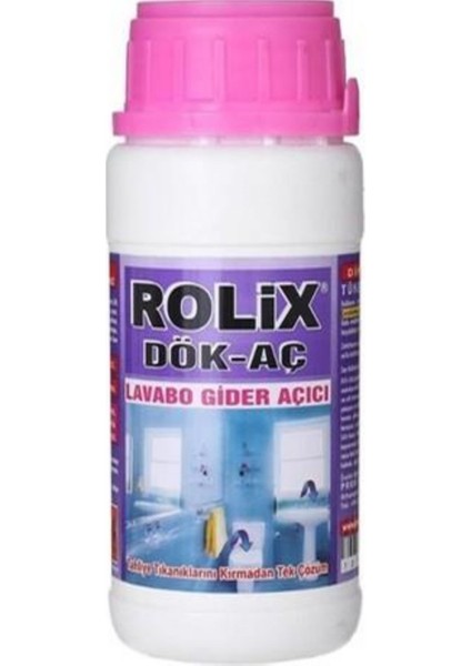 Rolix Lavabo - Banyo -Gider-Wc Açıcı 1000 Gr. (1 Kg)