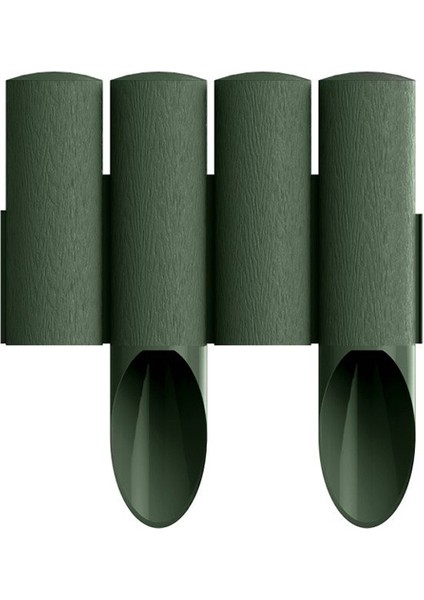 Yeşil Plastik Çim Bordürü 2.3 Metre Çim Ayırıcı Yeşil