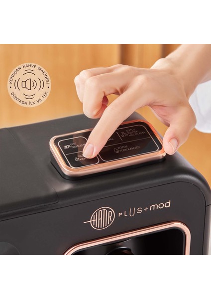 Hatır Plus Mod 5 in 1 Kahve Ve Çay Makinesi Black Copper