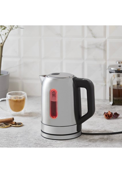 Sıcaklık Ayarlı ve LED Işıklı Inox Su Isıtıcısı Kettle 2200W