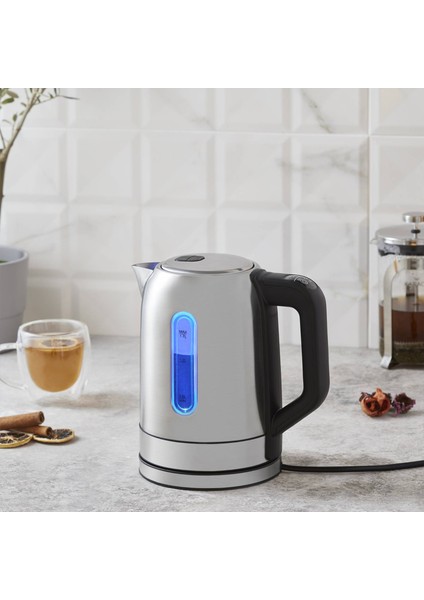 Sıcaklık Ayarlı ve LED Işıklı Inox Su Isıtıcısı Kettle 2200W