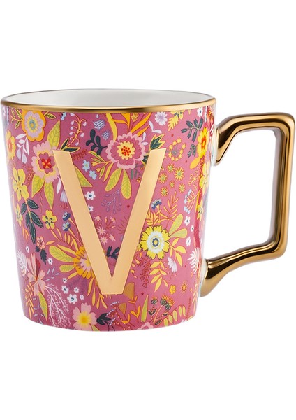 Flower V Harfli Kupa 350 ml modelleri