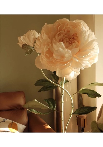 İtalyan Krapon Kağıdı No:361 - Pudra Pembe - Powder Pink 90 gr. 50X150 cm