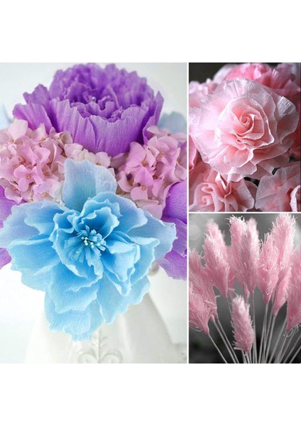 İtalyan Krapon Kağıdı No:361 - Pudra Pembe - Powder Pink 90 gr. 50X150 cm