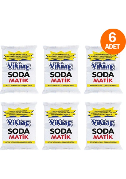 Çamaşır Sodası 500 gr (6 Adet)