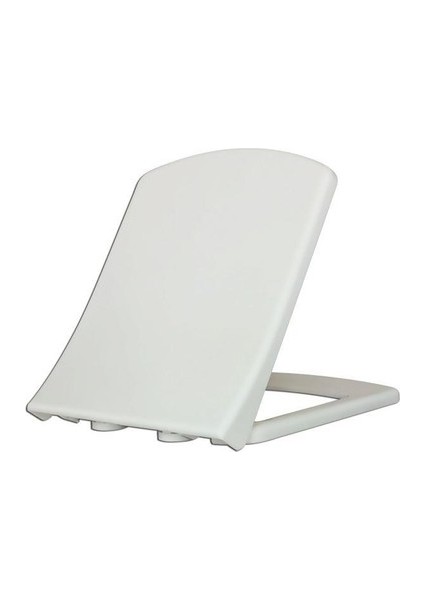 Klozet Kapağı Elitra Karex Soft Yavaş Kapanan Kare Tip