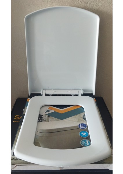 Klozet Kapağı Elitra Karex Soft Yavaş Kapanan Kare Tip modelleri