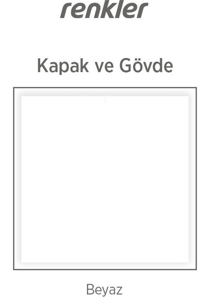 Easy Tek Kapaklı Banyo Dolabı | Çok Amaçlı Dolap | Gardrop
