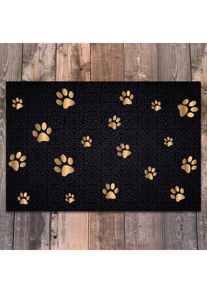 Vinil Kaymaz Tabanlı Keçe Baskılı Evcil Hayvan Pet Mama Paspası 45x75 fiyatları