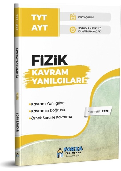 Forza Yayınları TYT - AYT Kavram Yargıları Ile Fizik Soru Bankası