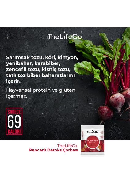 Pancarlı Detoks Çorbası 23 gr 12’li (glutensiz, vegan)