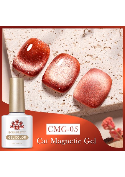 Amber Cat Magnetic Gel (Amber Kedi Gözü Manyetik ) 10ML Uv Kalıcı Oje