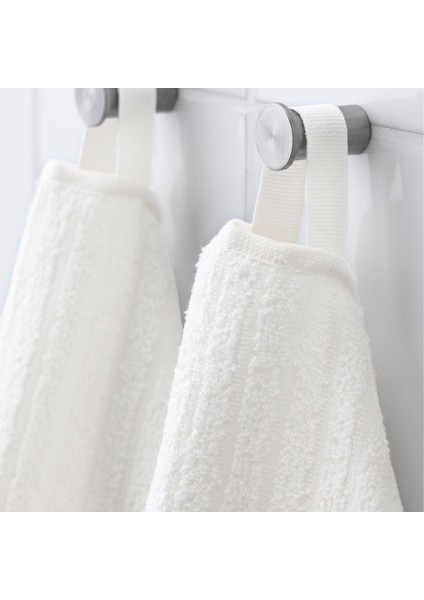 4 Adet Banyo-Mutfak El Havlusu Beyaz Renk 30X30 Cm, 4 Lü modelleri