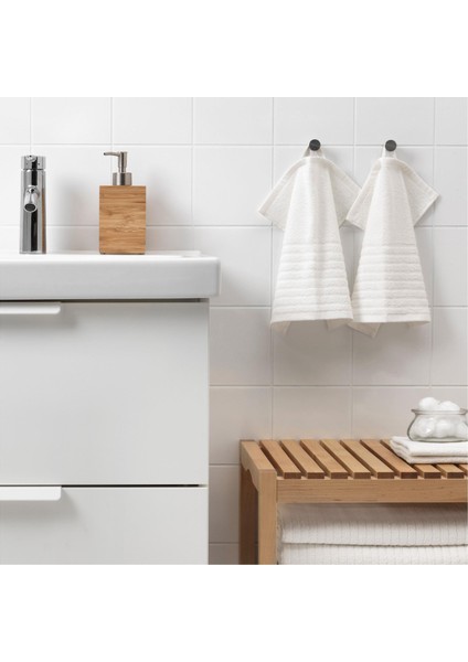 4 Adet Banyo-Mutfak El Havlusu Beyaz Renk 30X30 Cm, 4 Lü fırsatları