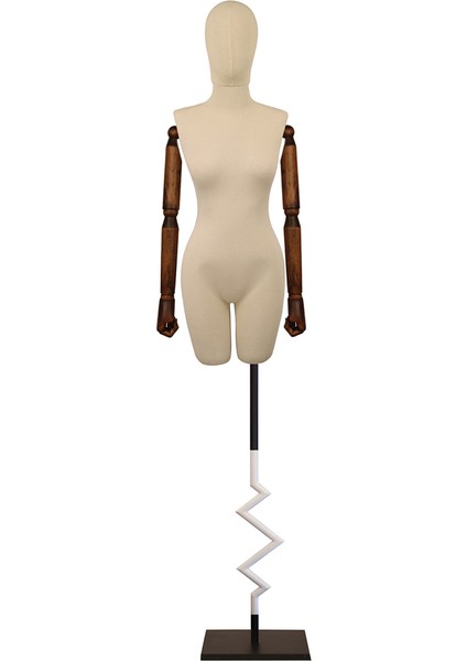 Lüks Zikzak Ayaklı Pantolon Giyebilen 40 Beden Ahşap Kollu Terzi Mankeni Vitrin Mankeni modelleri