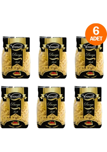 Burgu Makarna 500 gr (6 Adet)