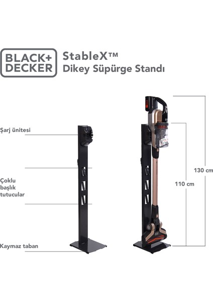 Stable x Dikey Süpürge Standı