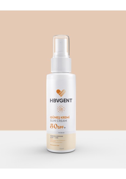 Güneş Kremi 50 Spf+ Yüksek Koruma Uvb+Uva