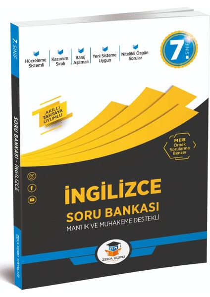 Zeka Küpü Yayınları 7. Sınıf Ingilizce Soru Bankası