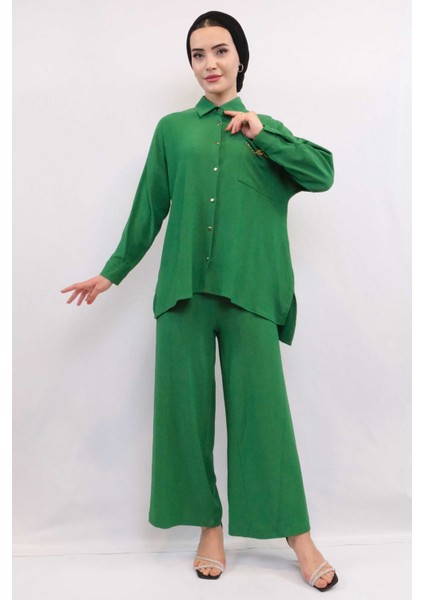 Zincir Aksesuarlı Ikili Takım Yeşil fırsatları