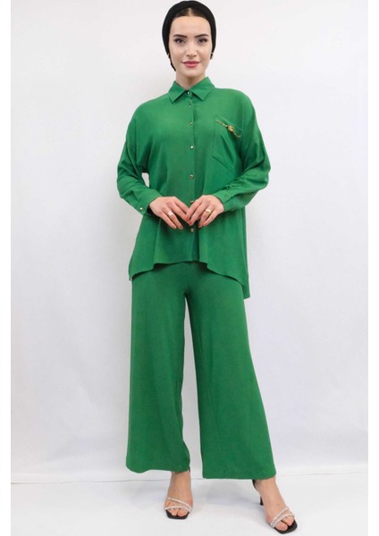 Zincir Aksesuarlı Ikili Takım Yeşil indirimleri