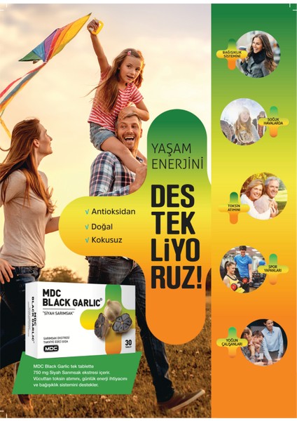 Black Garlic Sarımsak Ekstresi 30 Tablet