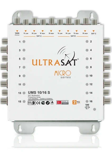 Ultrasat 10*16 Sonlu Uydu Santrali