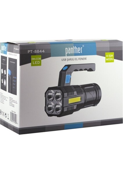 El Feneri Panther PT-8844 5W USB Şarjlı fiyatları