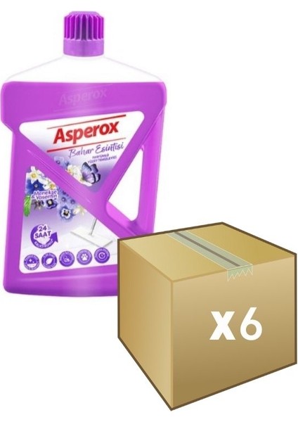 Bahar Esintisi Menekşe ve Yasemin Yüzey Temizleyici 2,5 Lt X6