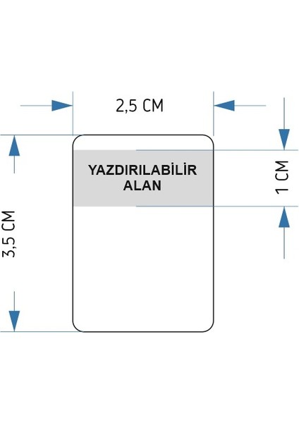 Kablo ETIKETI13B 1paket 50 Sayfa 2100 Kablo Etiketi Lazer Yazıcılara Uygun Yazdıralabilir.