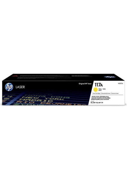 Hp (117A) W2072A Sarı Orjinal Toner 178NW