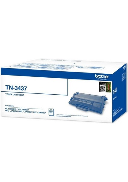 Brother TN-3437 Orjinal Toner MFC-L6800DW
