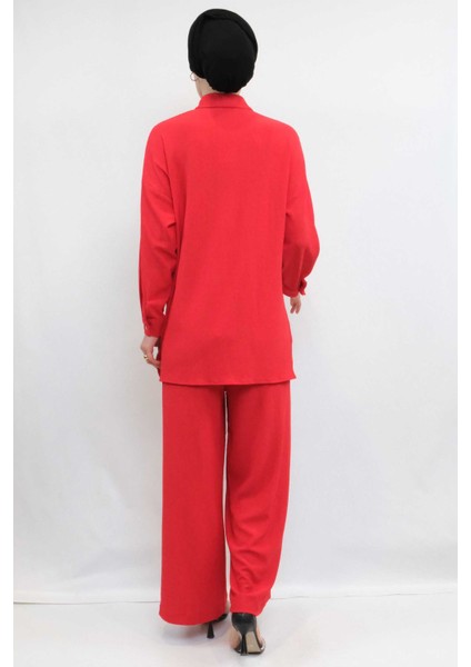 Zincir Aksesuarlı Ikili Takım Kırmızı fiyatları